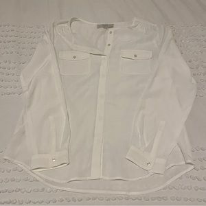Loft White Blouse
